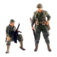 thumbnail image 2 of TISHITA 2Pcs 1:64/1:72 Scale Model Tiny Armored Force PVC People Building Layout Scenery 64th, 2 of 8