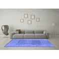 thumbnail image 3 of Ahgly Company Indoor Rectangle Oriental Blue Industrial Area Rugs, 5' x 7', 3 of 4