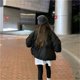 thumbnail image 4 of Women's Winter Long Sleeve Full Zip Puffer Jackets Pockets Baggy Short Down Coats Casual Padded Warm Coat Streetwear Blue XL, 4 of 5