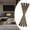 Walnut, variant on Wood-Look Decorative Slat Wall Panels, MDF Core, 21.5 sq. ft. Coverage, Set of 4, Teak