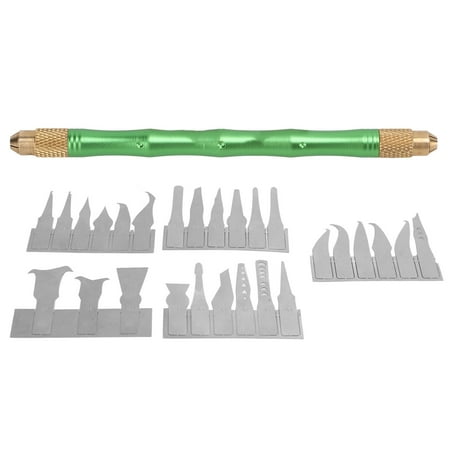 

BGA Chip Repair Blade Set Alloy Steel Chip Repair Blade Kit 0.1mm Thickness Ultra Thin For Laptops For Smart Phones For Electronics