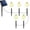 A012- L, variant on 5 Pack Pumpkin Solar Lights Outdoor Halloween Pathway Lights Solar Waterproof Halloween Decorations Outdoor for Yard Lawn Garden Patio Walkway