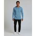 thumbnail image 5 of Real Essentials 3 Pack: Men's Cotton Lightweight Casual Pullover Drawstring Hoodie With Pocket (Available In Big & Tall), 5 of 8