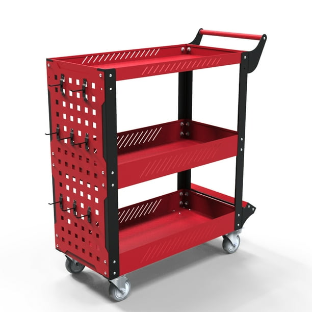 Carrito de Herramientas GSI STORAGE SOLUTIONS 3 niveles capacidad de carga 250 kg
