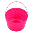 thumbnail image 4 of Pink Yellow Easter Buckets, Set of 2 Plastic Easter Bunny Baskets 8 Inch with Handles, Empty Plastic Easter Pails for Kids Easter Egg Hunt Party Favors, 4 of 7