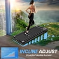 thumbnail image 3 of Walking Pad Treadmill with Incline,2.5HP Under Desk Treadmill with Remote Control & LED Touch Screen for Home Office Jogging Running Electric Machine,300lbs Weight Capacity Black & White, 3 of 7