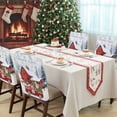 thumbnail image 4 of Christmas Truck Barn Chair Covers Set of 6 Barn Snowman Christmas Tree Dog Cow Chair Back Covers Stretch Removable Washable Slipcovers Protector for Dining Room Kitchen Party Decor, 4 of 5