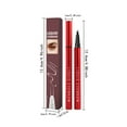 thumbnail image 3 of Fankiway Double fork Waterproof Liquid Eyebrow Pencil Three-dimensional Color Rendering without Smudging Long-lasting Coloring Sweat Proof Sweat Proof 0.6ml, 3 of 4