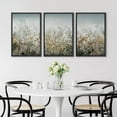 thumbnail image 4 of FCCUYE Framed Canvas Print Wall Art Set Vintage Floral Rustic Botanical Illustrations Modern Art Bohemian Nordic Relax/Calm for Living Room, Bedroom, Office - 16"x24"x3 Black, 4 of 6