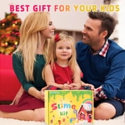 KiddiTouch Slime Kit for Kid, Complete DIY Slime Making Kit Party Favors for Kids, Boys, Girls 7-12 Years Old