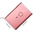thumbnail image 2 of Porte-cartes de Visite Portable en Métal Inoxydable (Argent), 2 of 5