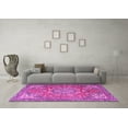 thumbnail image 3 of Ahgly Company Indoor Rectangle Medallion Pink Traditional Area Rugs, 2' x 5', 3 of 4