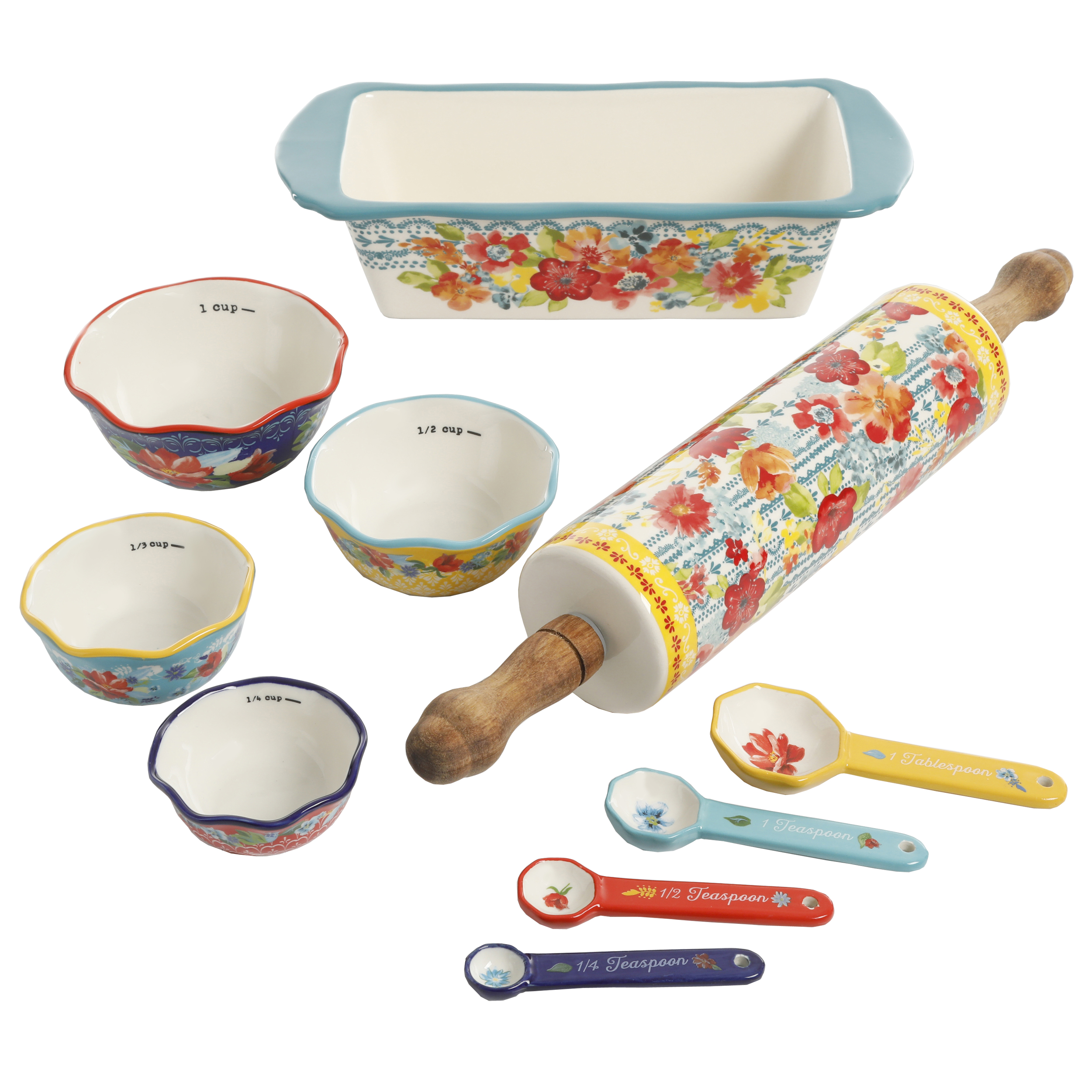 The Pioneer Woman 10-Piece Stoneware Bakeware Combo Set, Multiple Patterns - image 4 of 7