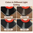 thumbnail image 7 of Design&I 5'x7' Washable Area Rug Vinyl Retro Record Music Disc Motif Concentric Groove Round Cd for Guest Room, Lounge, Apartment, Flatweave & Daily Traffic Ready, 7 of 7