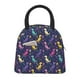 thumbnail image 1 of Disketp Colorful Dinosaur Bolsa Térmica para Almuerzo, Lonchera con Abertura Amplia y Gran Capacidad, Organizador Reutilizable para Mujeres, Hombres y Adultos, 1 of 6