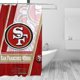 thumbnail image 2 of Cortinas opacas impermeables personalizadas del equipo de fútbol SF 49erss, cortinas impermeables, cortina de ducha para baño, cortina de ducha para el hogar antialtas temperaturas, 72 x 72 pulgadas, 2 of 8