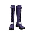 thumbnail image 2 of Botas de cosplay de OW Kiriko, accesorios de disfraz, disfraz de fantasía para mujer, zapatos de cuero para Halloween, hechos a medida, 2 of 5