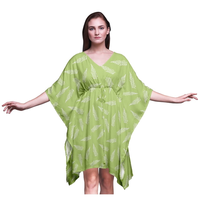 Bimba Kaftan de Vacances pour Femmes Robe Midi de Plage Couverture-4x-5x