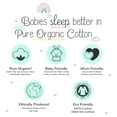 Little Star Organic Pure Organic Cotton Crib Bedding Set, 3 Pc, Gray