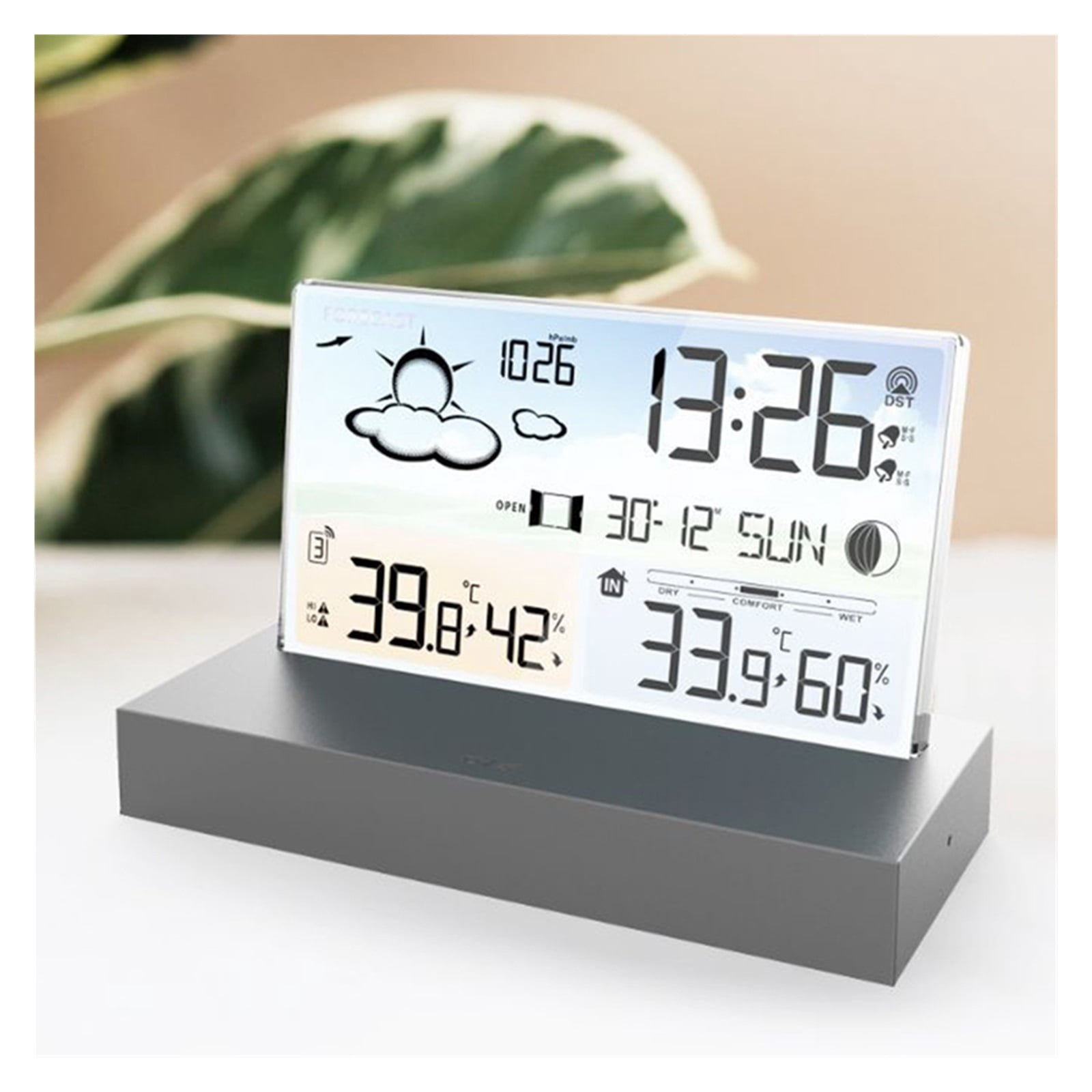 Multifunctional Digital Weather Station Weather Forecast Alarm Clock Indoor Outdoor Temperature ,Weather Forecast
