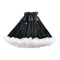 thumbnail image 3 of Falda de enagua para mujer debajo de los vestidos de tul tutú para niñas bailando vestido de fiesta de dama, 3 of 8