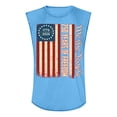 thumbnail image 3 of 250 Anniversary Usa Shirts Men Patriotic Independence Day Shirt Graphic Crew Neck We the People Tank Tops Sleeveless Muscle Fit American Flag T Shirts Light Blue L, 3 of 3