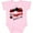 AD-Pink, variant on My Papa Loves Me with Cute Ladybugs Boys or Girls Baby Bodysuit