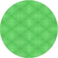 thumbnail image 1 of Ahgly Tapis Rond Lavable en Machine Intérieur Transitionnel Vert Néon, 4 Pieds Rond, 1 of 7