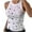 #01 White, variant on Ichuanyi Womens Shirts , Women Fashion O-Neck Sleeveless Print Vest Sport Tank Tops Causel Blouse