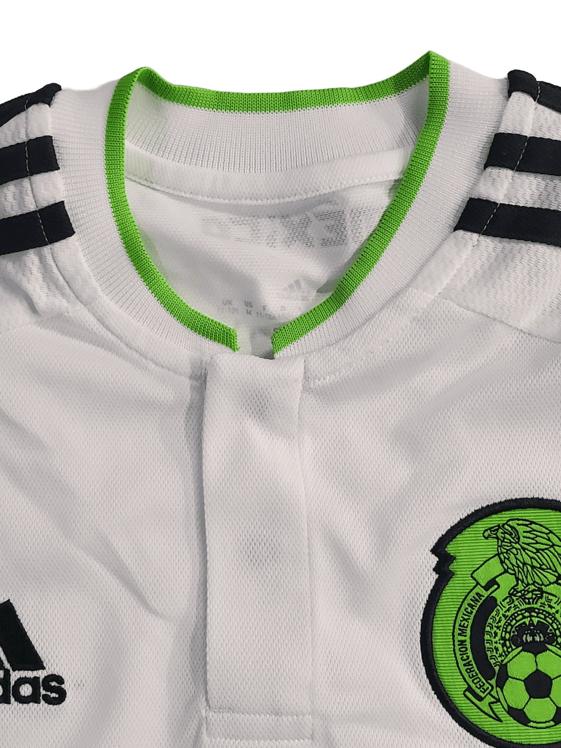 adidas Men's International Soccer Mexico Jersey, White/Black/Sesogr/H, XL
