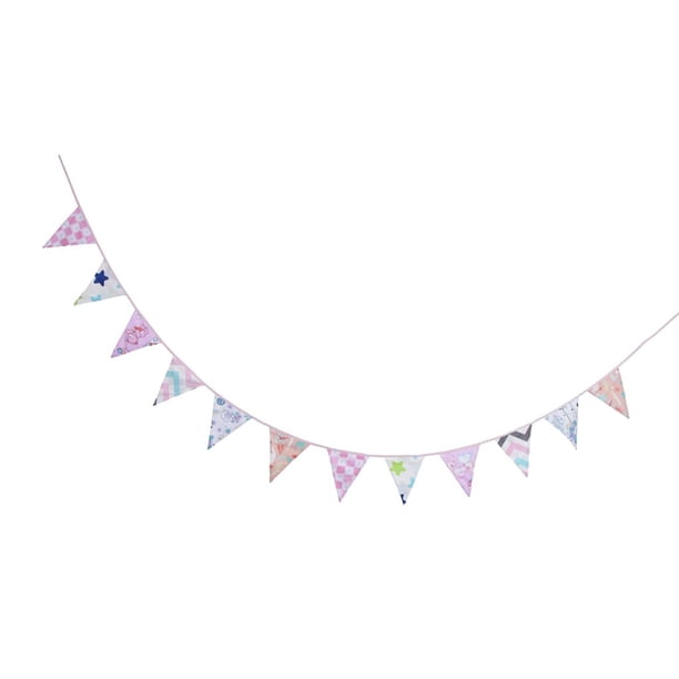 Banderines con Guirnaldas de Tela Yuyangstore Decoración Colgante Estilo 4