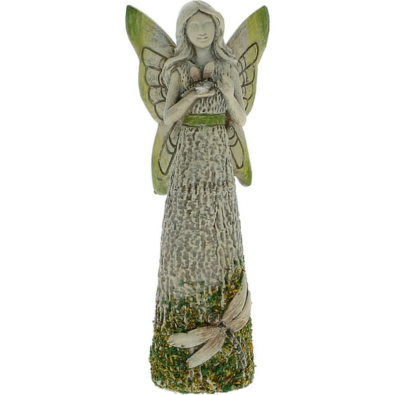 Pavilion Gift Company - Dragonfly - 4.5" Angel holding a Dragonfly