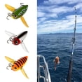 thumbnail image 3 of SPRING PARK 12.5g 5.8cm Hard Artificial Insect Lures Bee Bug Topwater Treble Hook Crankbait Fishing Lure, 3 of 7