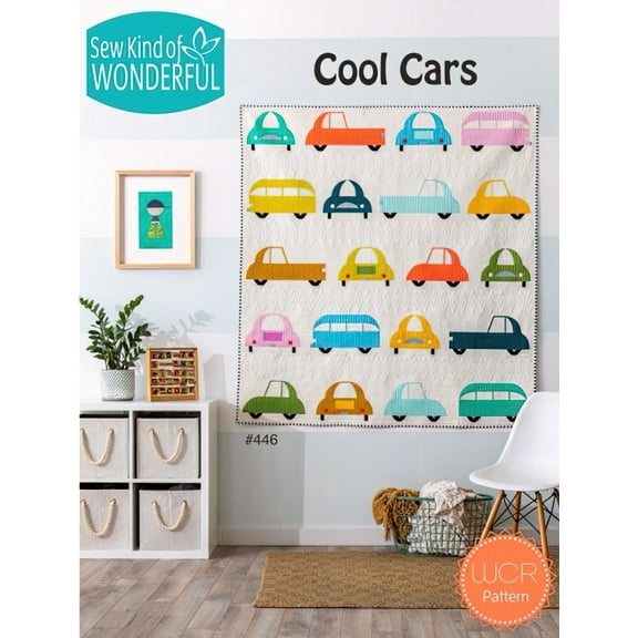 Cool Cars Quilt Pattern by Sew Kind of Wonderful
