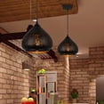 thumbnail image 4 of Minkissy Abat-jour Ronds en Fer Noir pour Plafonnier 1 Ensemble, 4 of 4