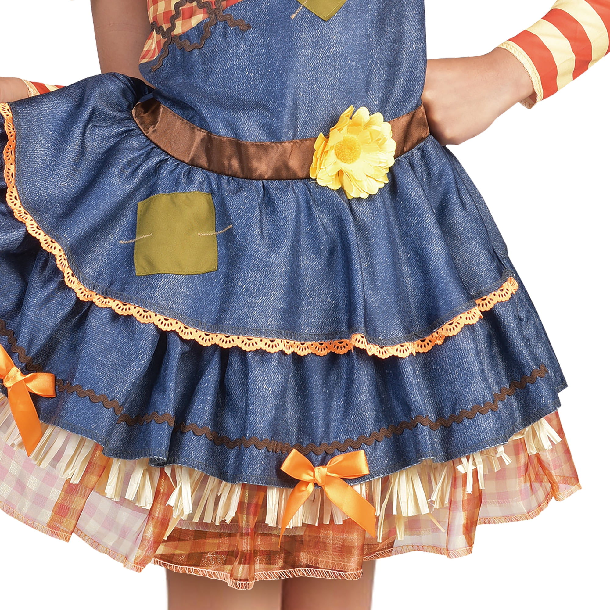 Scarecrow Sweetie Halloween Costume for Children, Girls' Size L (10/12), by Way to Celebrate
