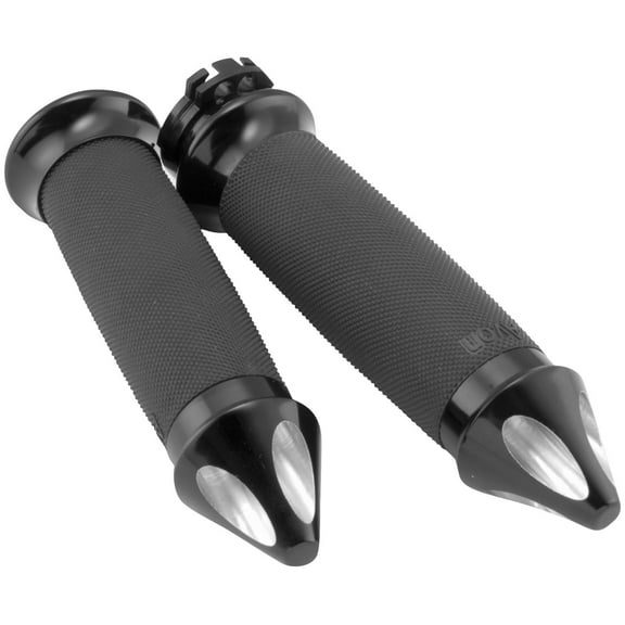 Avon Spike Black Cable Style Handlebar Grips (CC-86-ANO-SPIKE)