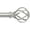Antique Silver, variant on Curtain Rods for Windows 18 to 42 Inch(1.5-3.5 Feet),3/4" Diameter Bronze Drapery Rods with Twisted Cage Finials,Size:18-42 Inch