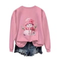 thumbnail image 6 of EchfiProm Ugly Christmas Sweatshirts for Women Oversized Sweatshirt Plus Size Lightweight Wine Glass Long Sleeve Xmas Womens Shirts, 6 of 6