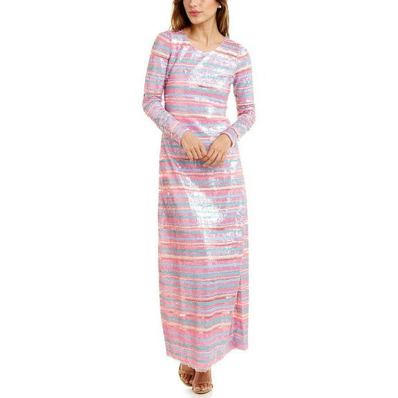 LoveShackFancy Womens Avalyn Nylon Maxi Dress, 00