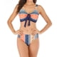 thumbnail image 1 of Conjuntos de bikini para mujer Traje de baño de dos piezas Traje de baño de talle alto con cuello en V Traje de baño de bikini sexy, 1 of 5