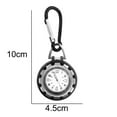 thumbnail image 5 of Cheers.US Clip-on Backpack Glow in The Dark Unisex Fob Belt Watch Outdoor Luminous Glow in Dark Quartz Belt Pocket Watch Clasp Backpack Clip on Carabiner, 5 of 5
