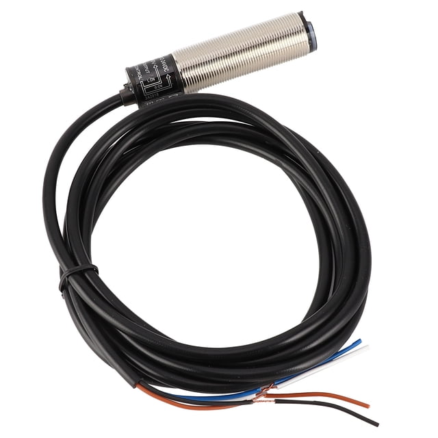 Photoelectric Switch, Cylindrical Photoelectric Switch ABS Possess Stable Quality For Machine Tool For Electrician For DIY For Factory BR400-DDT,BR400-DDT-P