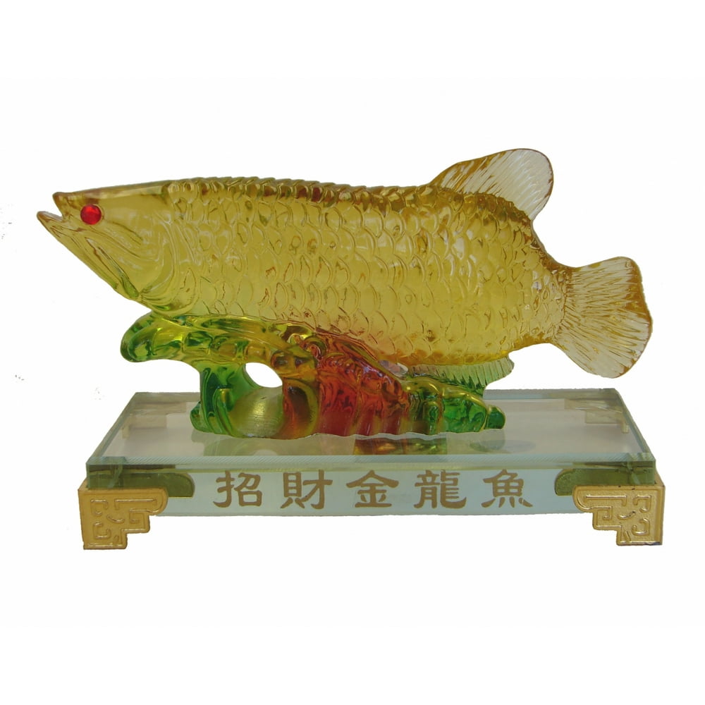 Liuli Arowana Fish Statue - Walmart.com - Walmart.com