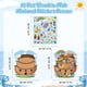 thumbnail image 2 of Juego de 12 pegatinas del Arca de Noé de Haooryx con escenas de animales, 2 of 5