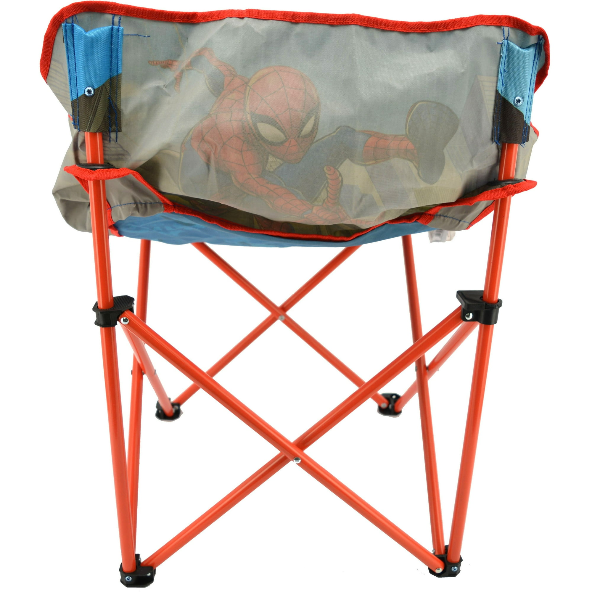 Marvels Spiderman Kid s Camping Chair Kids Folding Chair 80 kg Limit Chair Arms Ages 3 Walmart