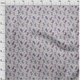 thumbnail image 4 of oneOone Cotton Poplin Lime Green Fabric Floral & Puppies Fabric For Sewing Printed Craft Fabric By The Yard 42 Inch Wide, 4 of 5