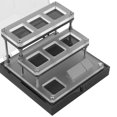 thumbnail image 3 of WHAMVOX Transparent Acrylic Mineral Specimen Display Case Three Layer Design for Home Use, 3 of 8