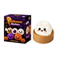 thumbnail image 2 of Halloween Dumpling Squishy Toy with Mini Steamer,Spooky Squeeze Stress Ball Slow Rising Sensory Fidget Toy,Ideal Halloween Party Favor Basket Filler, 2 of 8