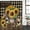 Yellow Beige Black, variant on Yellow Sunflowers Shower Curtain, Waterproof Shower Curtains for Bathroom, Western Star Brown Farmhouse Plaid Washable Fabric Bathtub Curtain Set Bath Decor with 12 Hooks Stall 36"x72"